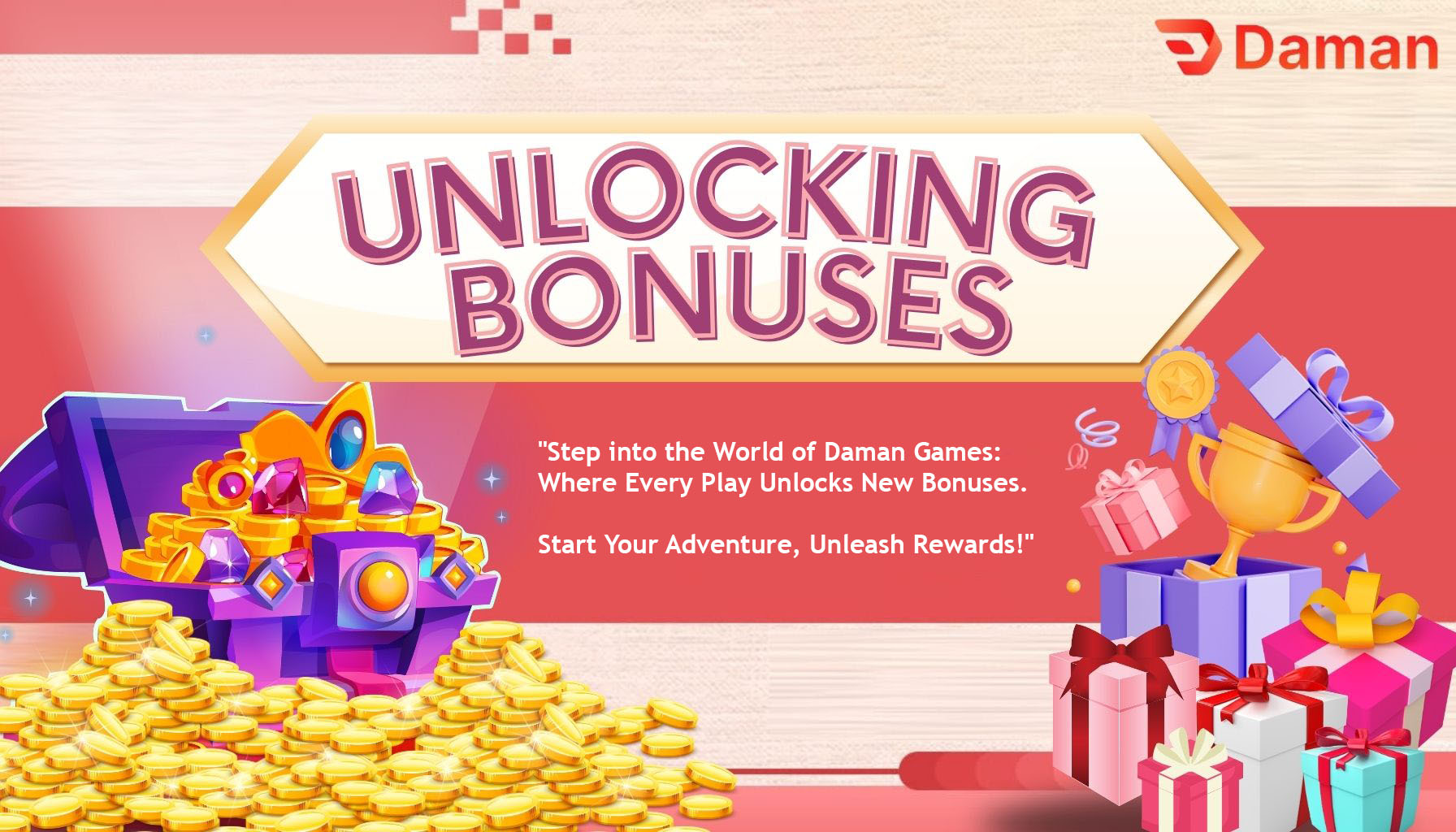 an image of how daman games is unlocking bonuses for its players different on other gaming platforms