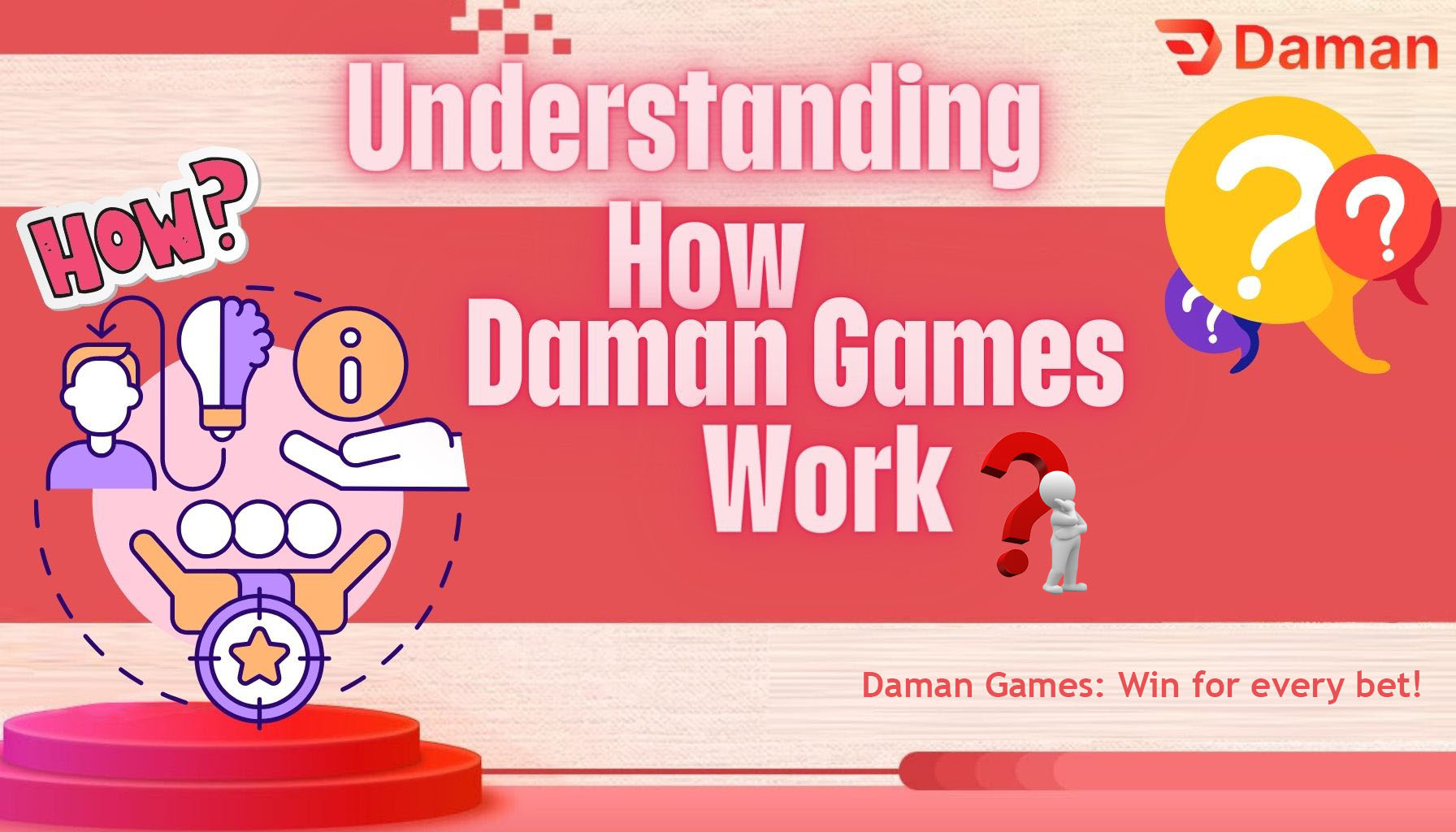 an image that teaches how daman games 2024 works