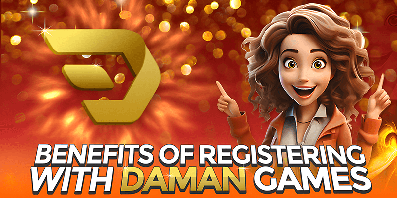 an image of a girl showing the benefits of daman games register on mobile phone this 2024