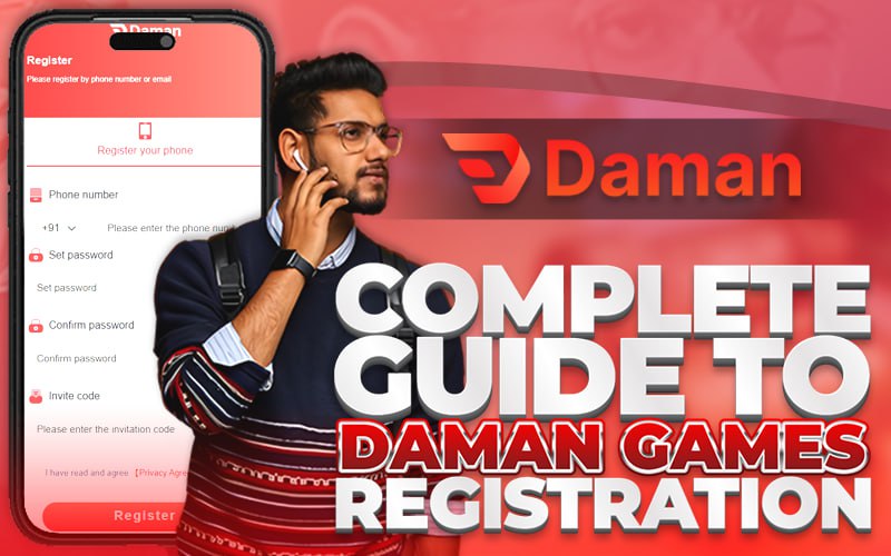 an image of a man calling on phone looking for a guide for daman games registration