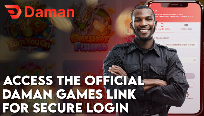 Access the official daman games link for secure login