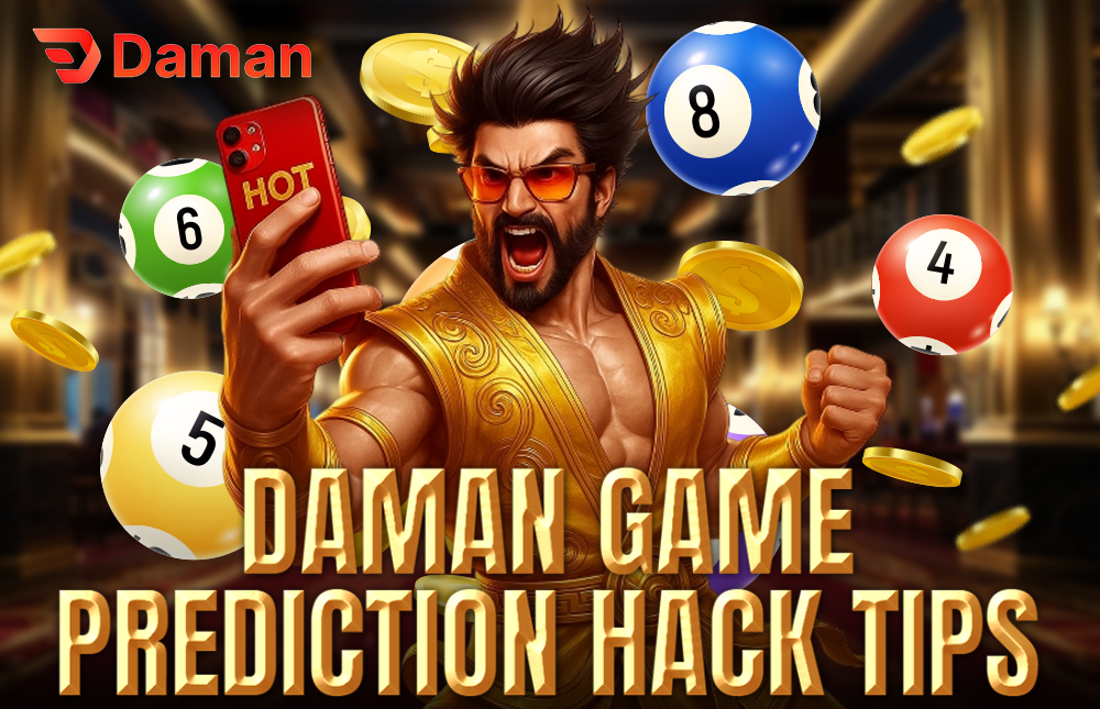 A picture of a character holding a phone showing the Daman Hack Prediction.