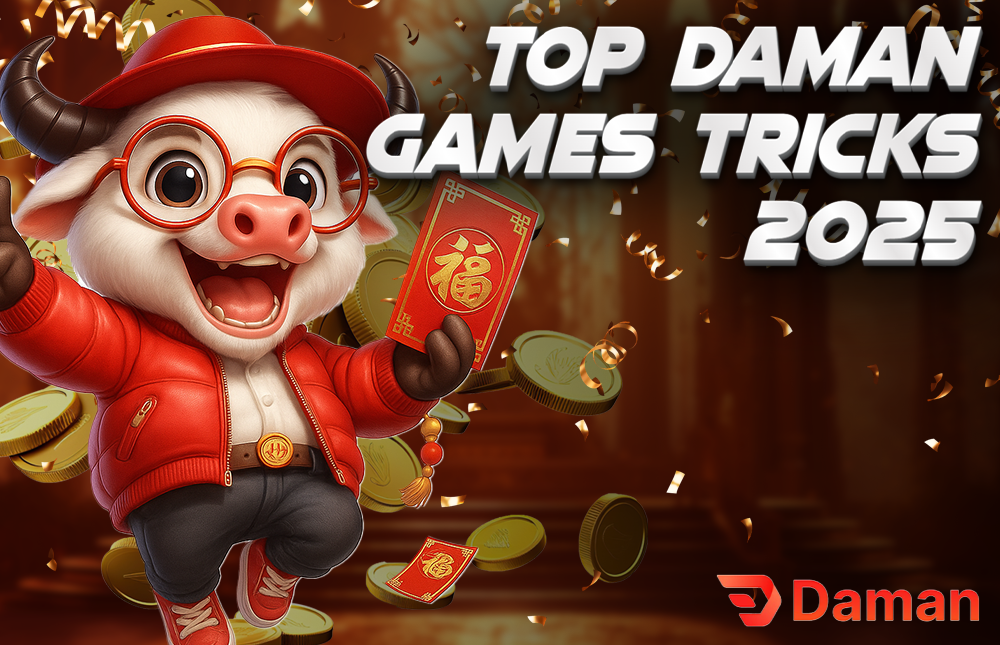 A picture of a character showing different Daman Games tricks.